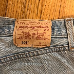 Levi’s 501 vintage denim